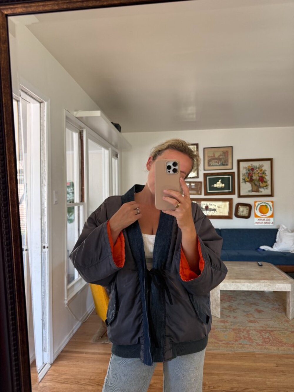 Vintage Custom Reworked Bomber/Kimono Style Jacket